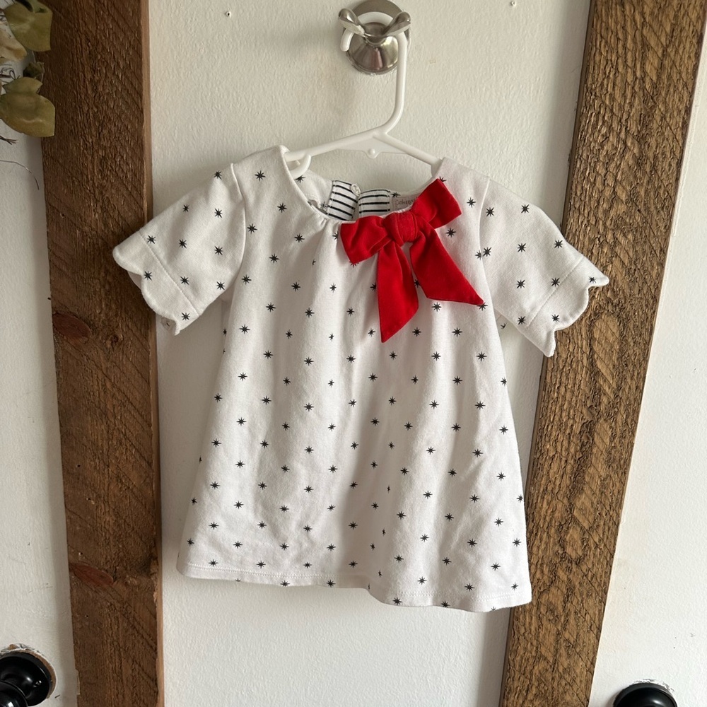 Catherine Malandrino Bow Top Blouse 24 Months Baby Toddler Girl